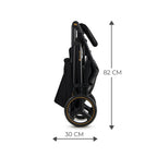 Silla de paseo Trig 3 Negra