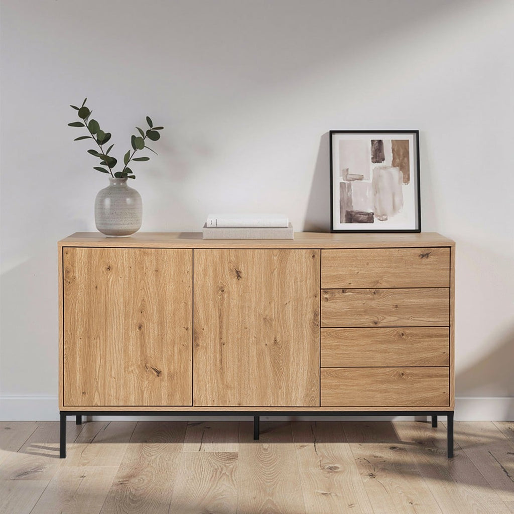 Lenny - Buffet 4 Tiroirs / 2 Portes
