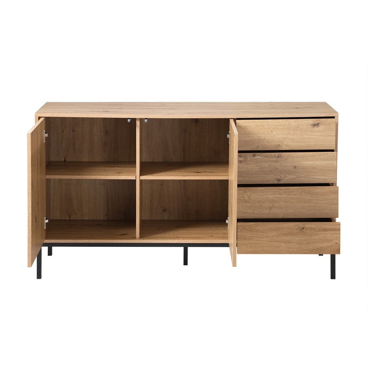 Lenny - Buffet 4 Tiroirs / 2 Portes