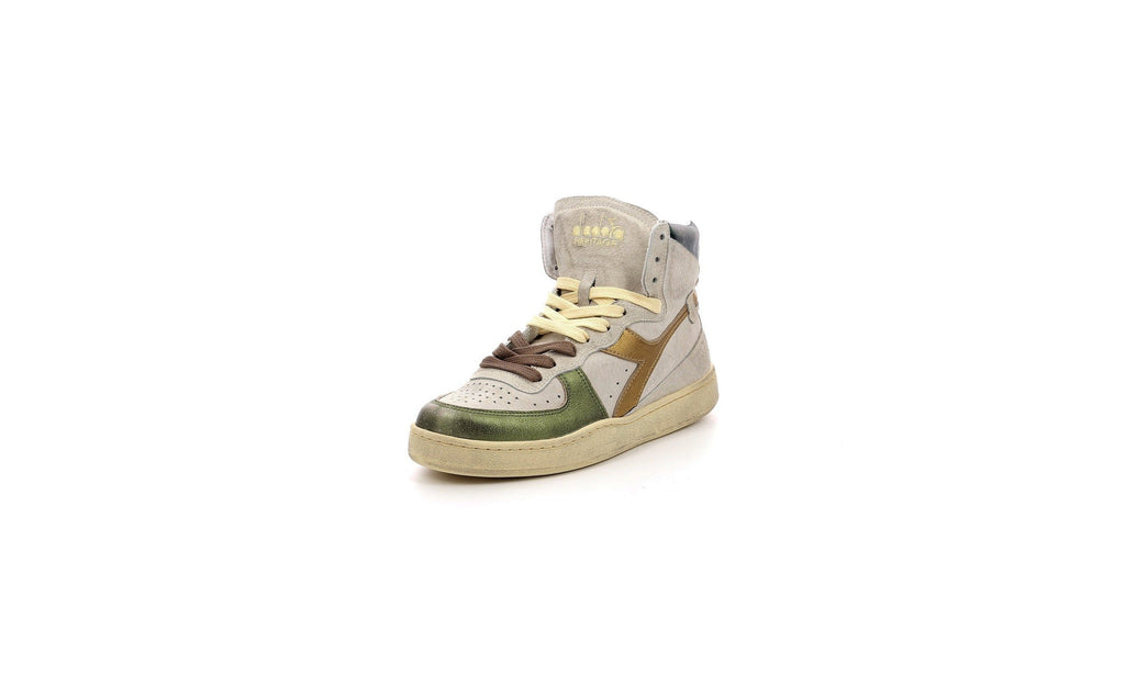 Sneakers Haut Mi Basket Metal - Oyster White/ D Oe - Femme