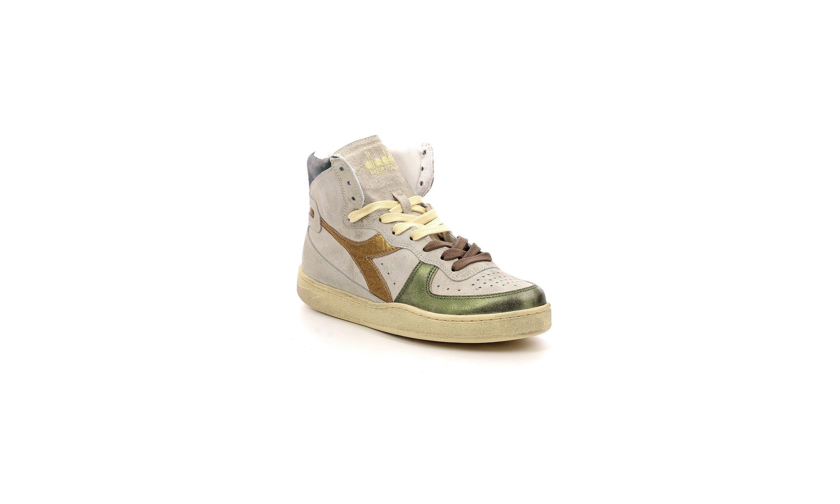 Sneakers Haut Mi Basket Metal - Oyster White/ D Oe - Femme