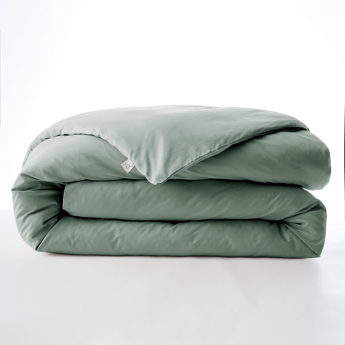 Bally - Housse De Couette Percale Unie - 100% Coton - Céladon
