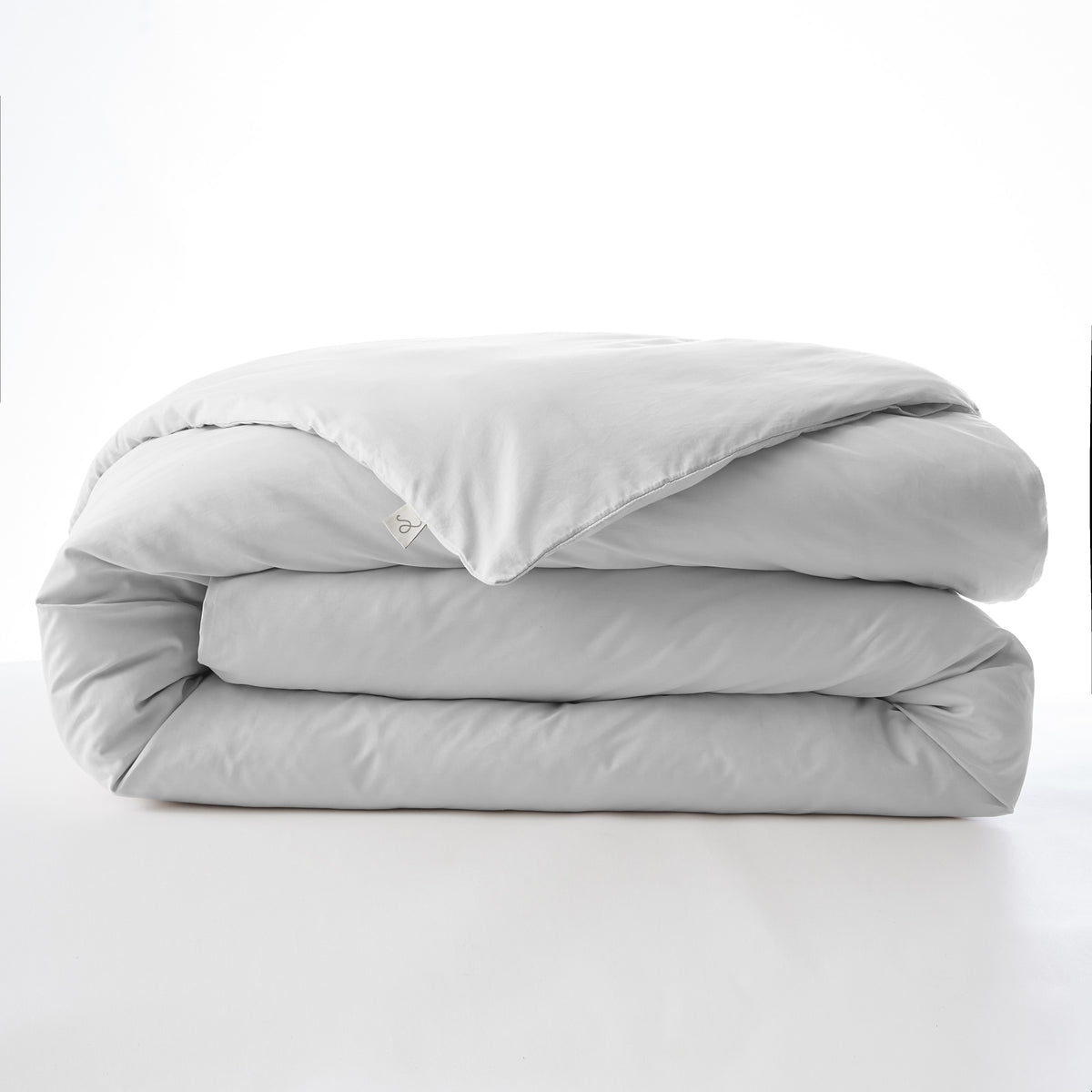 Bally - Housse De Couette Percale Unie - 100% Coton - Neige