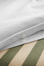 Bally - Housse De Couette Percale Unie - 100% Coton - Neige