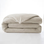 Bally - Housse De Couette Percale Unie - 100% Coton - Sable
