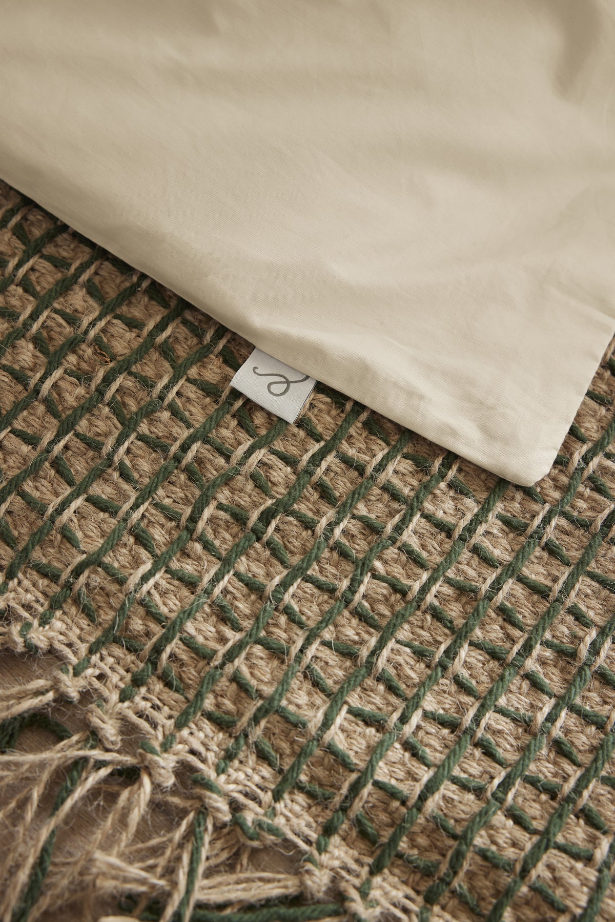 Bally - Housse De Couette Percale Unie - 100% Coton - Sable