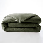 Bally - Housse De Couette Percale Unie - 100% Coton - Thym