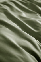 Bally - Housse De Couette Percale Unie - 100% Coton - Thym