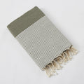 Marin - Fouta Con Flecos - Algodón Tejido Teñido - Nénuphar