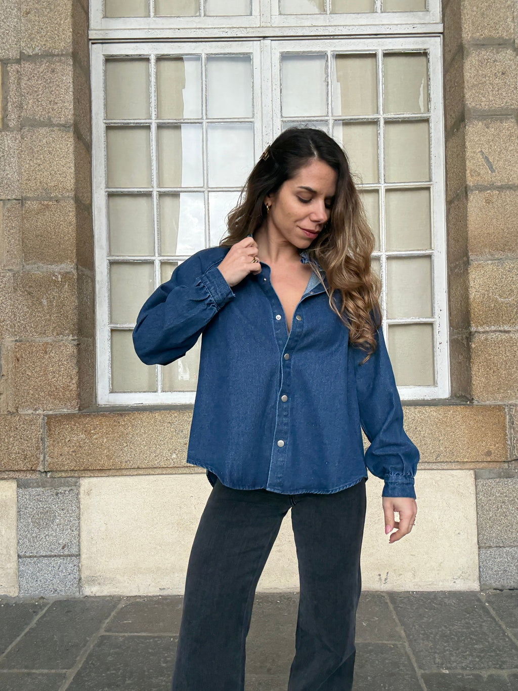 Livia denim overshirt