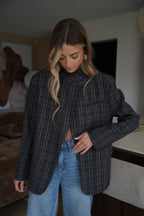 Blazer Asymétrique Loane - Gris