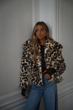 Manteau Fourrure Jina - Léopard