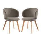 Solène - Lot De 2 Chaises - Tissu