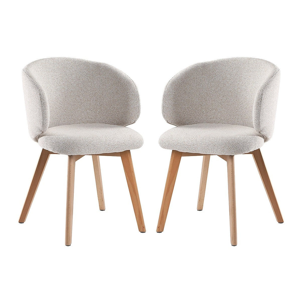 Solène - Lot De 2 Chaises - Tissu