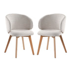 Solène - Lot De 2 Chaises - Tissu