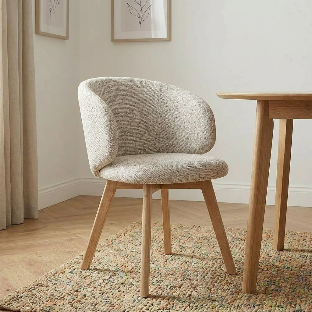 Solène - Lot De 2 Chaises - Tissu