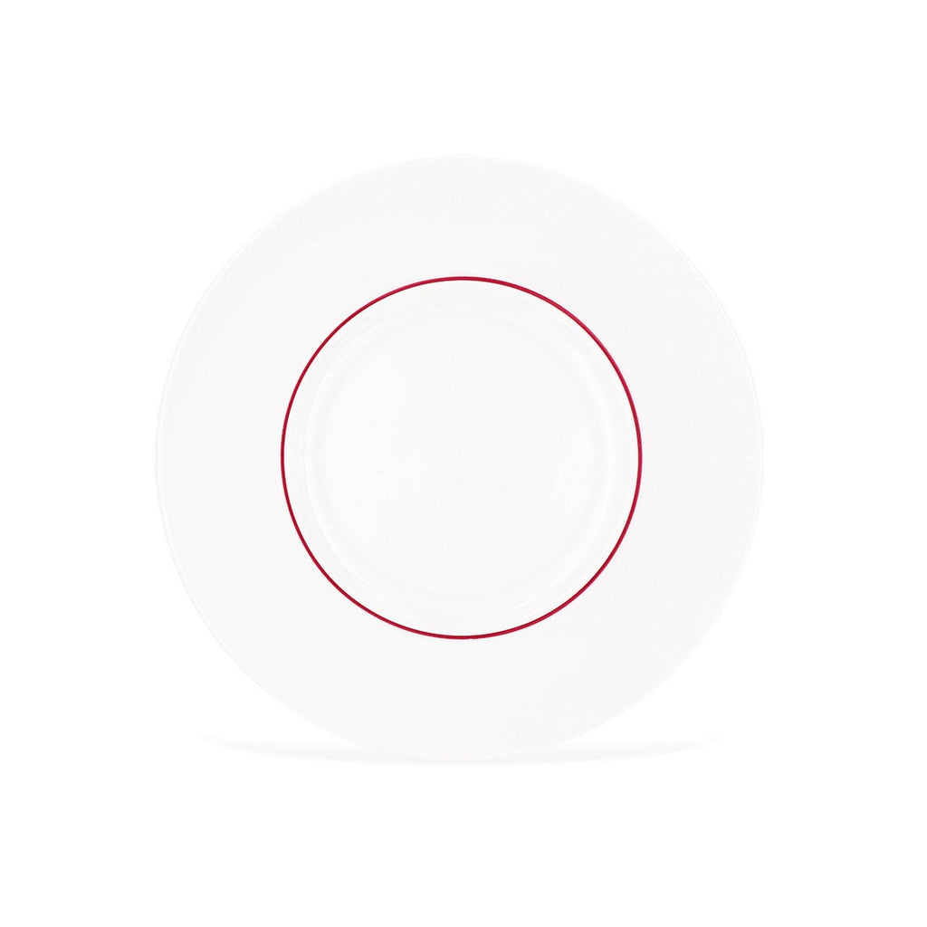 Ligne - Fauchon - 6 Assiettes Plates - 29Cm - Blanc