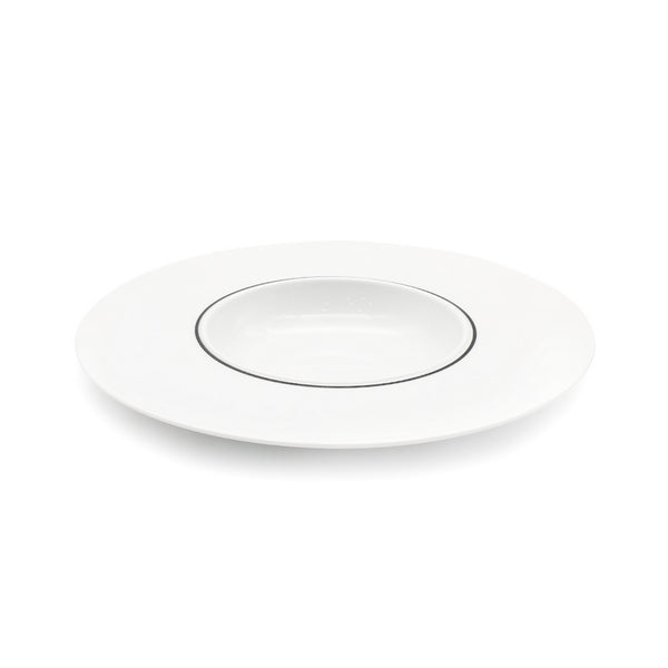 Ligne - Fauchon - 6 Assiettes Creuses - 30Cm - Blanc