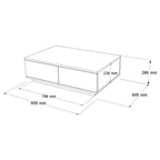 Tables Basses Fr14-Aw - Pin Atlantique / Blanc