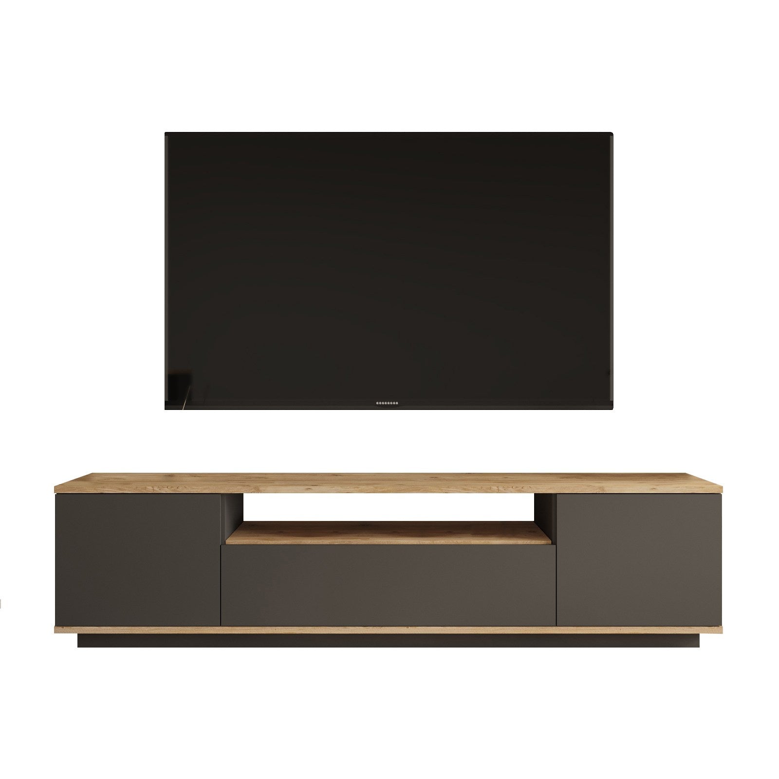 Meubles Tv Fr7-Aa - Pin Atlantique / Anthracite