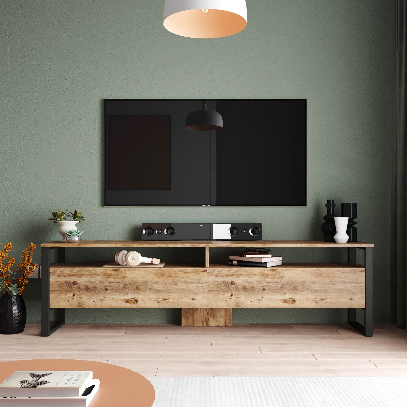 Meubles Tv Ml19-A - Pin Atlantique