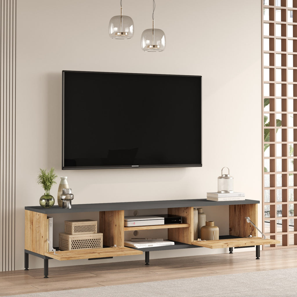 Ensembles De Meubles De Salon Rl6-Aa - Pin Atlantique / Anthracite