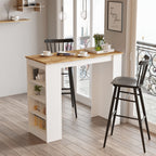 Tables De Bar St1-Aw - Pin Atlantique / Blanc