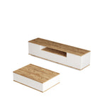 Ensembles De Meubles De Salon Fr17-Aw - Pin Atlantique / Blanc