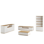 Ensembles De Meubles De Salon Fr19-Aw - Pin Atlantique / Blanc