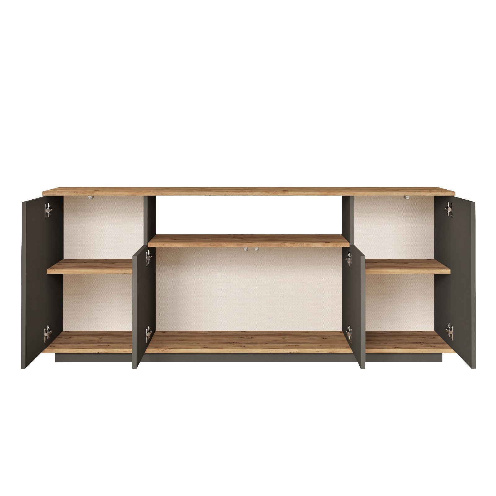 Ensembles De Meubles De Salon Fr18-Aa - Pin Atlantique / Anthracite