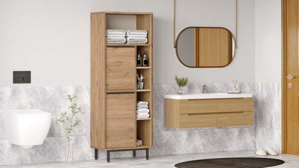 Meuble De Salle De Bain On10C-S - Noyer