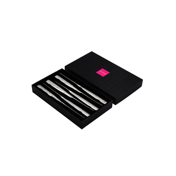 Signature - Fauchon - Coffret De 6 Couteaux À Steak - Argent