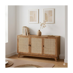 Alia - Buffet 3 Portes - Rotin Naturel