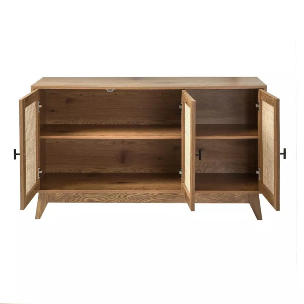 Alia - Buffet 3 Portes - Rotin Naturel