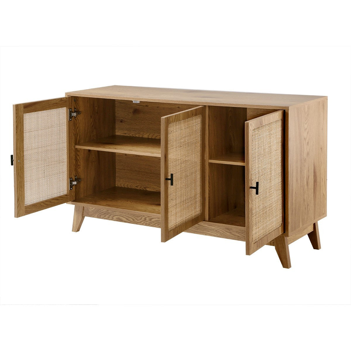Alia - Buffet 3 Portes - Rotin Naturel