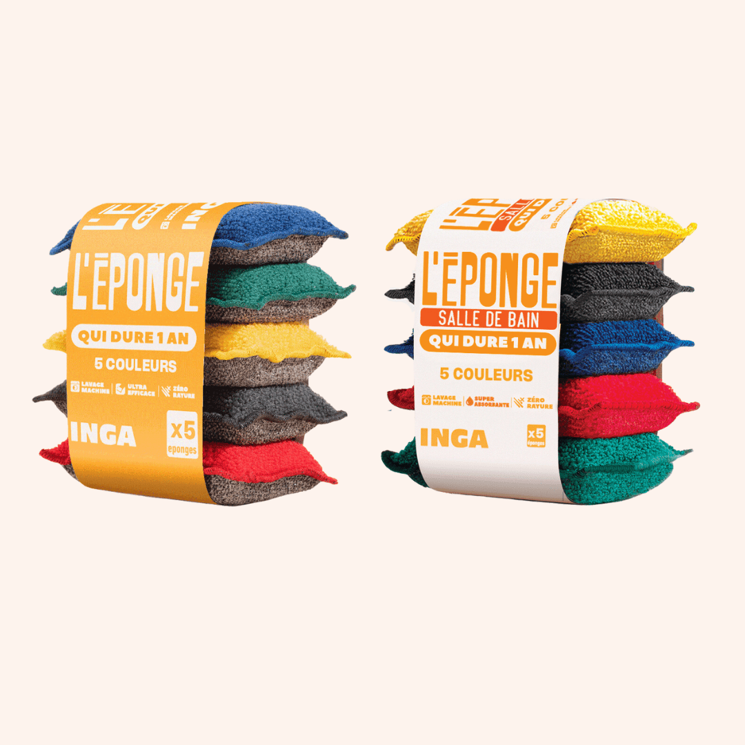 Pack Couleurs - Éponges Et Éponges Salle De Bain