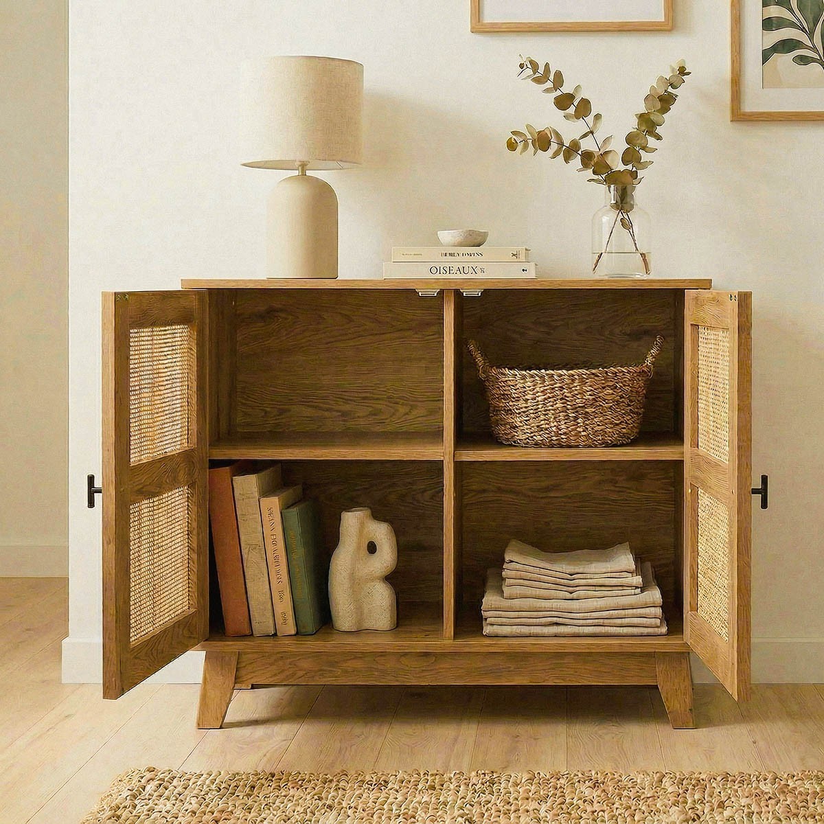 Alia - Buffet 2 Portes - Rotin