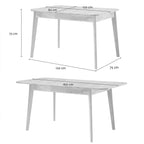 Soline - Table À Manger - Bois Massif