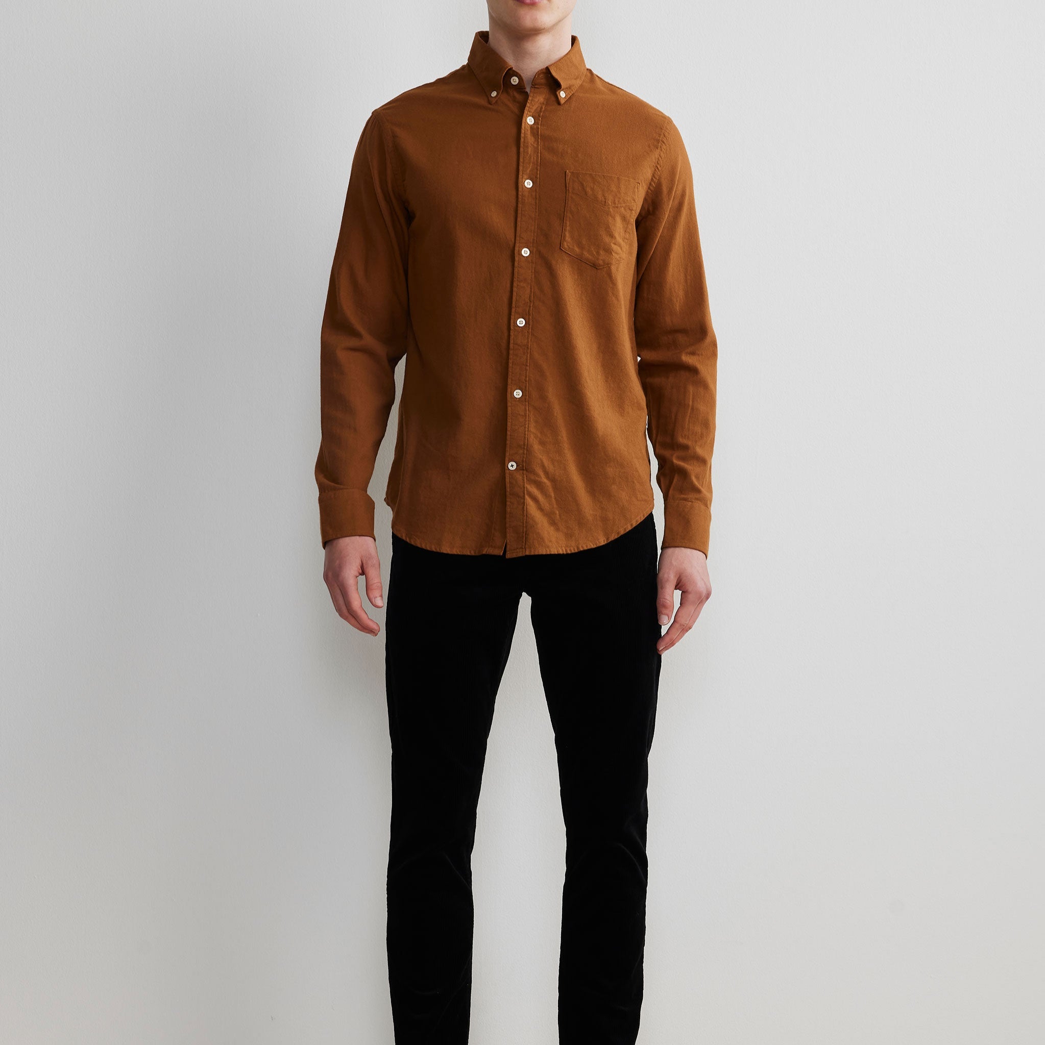 Levon Shirt - Canela Brown