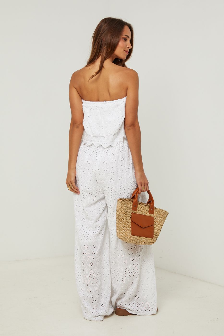 Shirt and Shorts Set - White