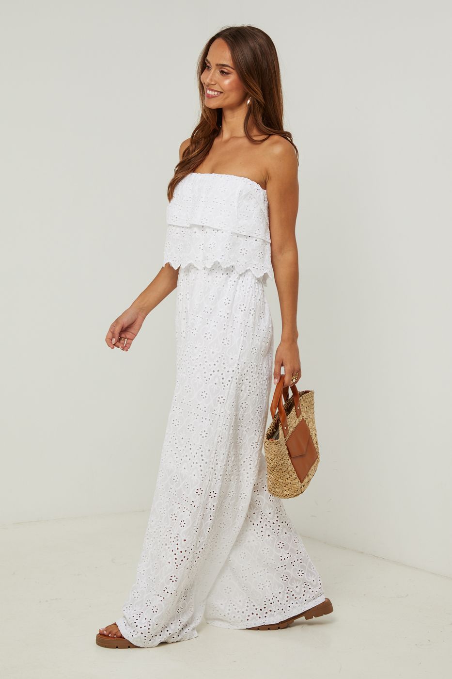 Shirt and Shorts Set - White