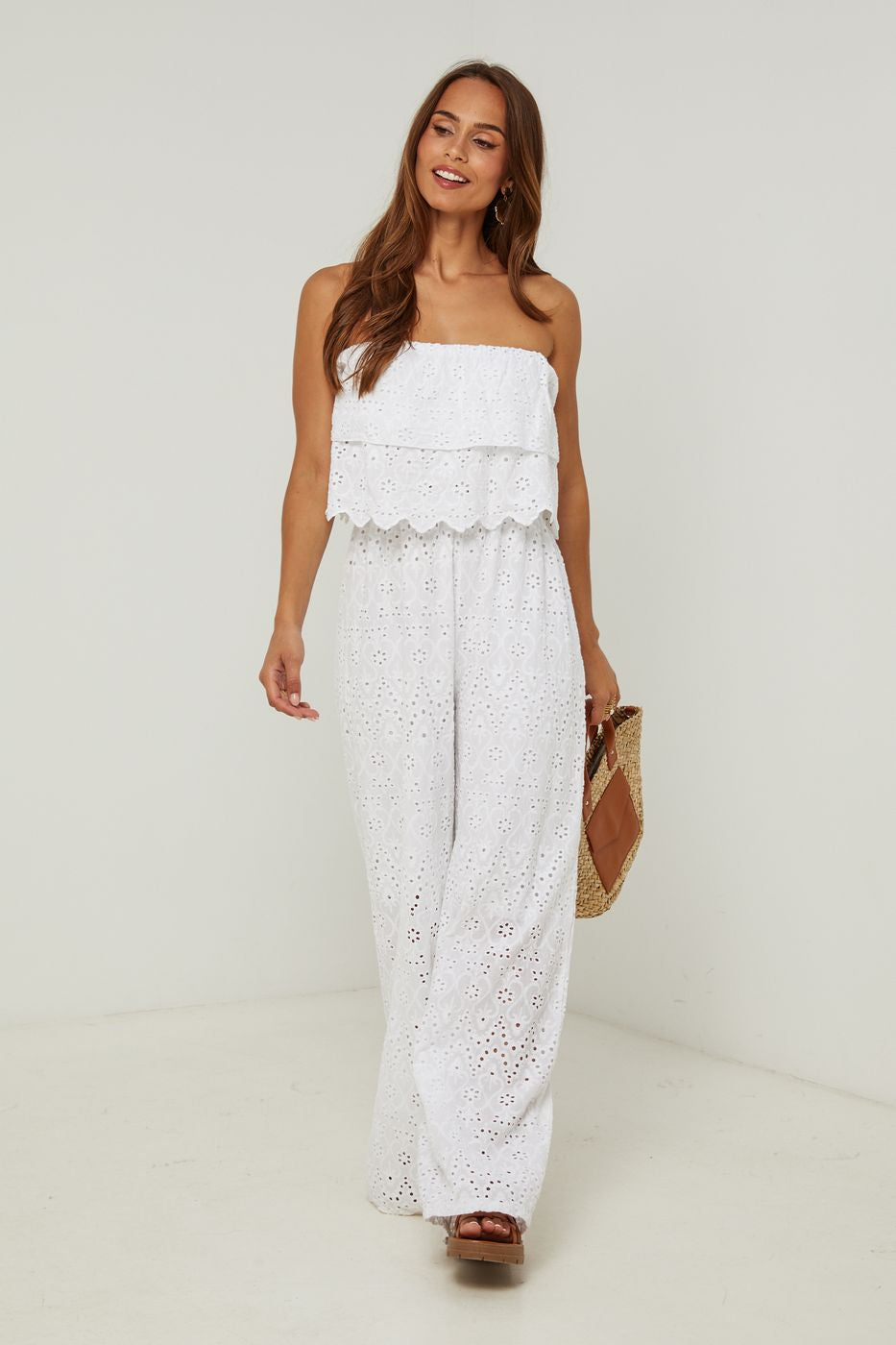 Shirt and Shorts Set - White