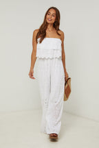Shirt and Shorts Set - White