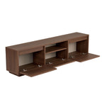 Lume - TV Unit 3 Drop-down Doors/1 Compartment - Walnut