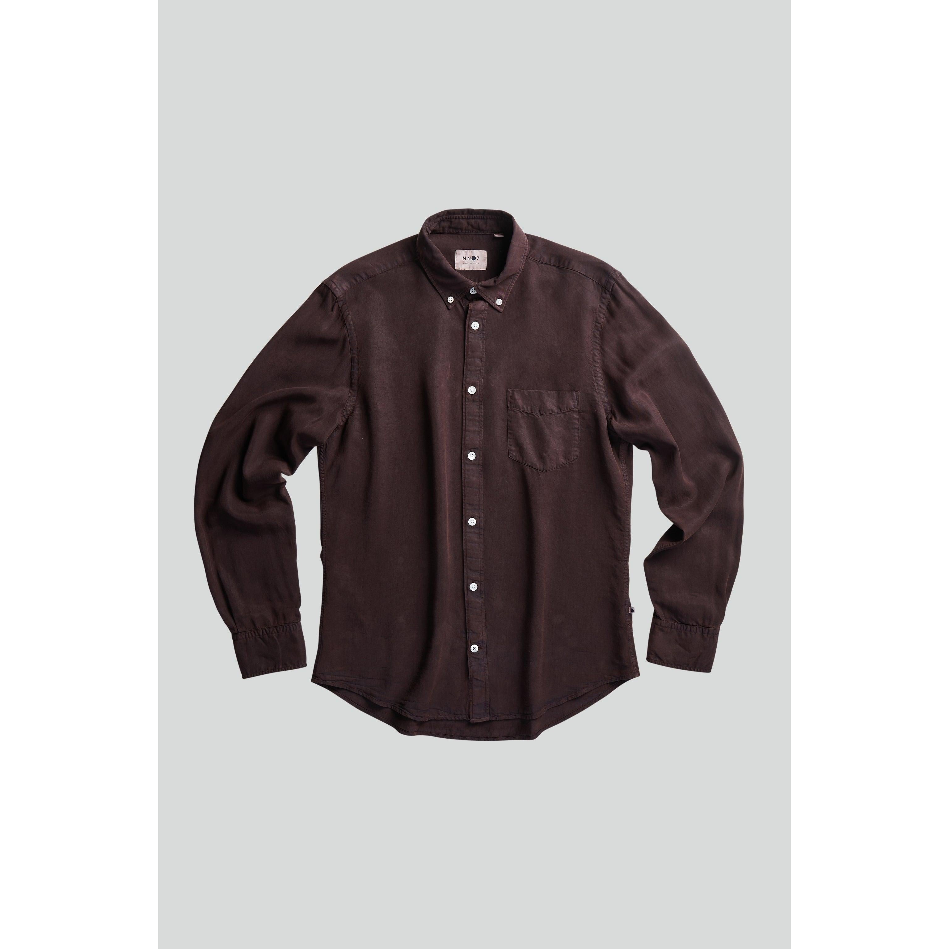 Camisa Manza Slim - Dark Wine
