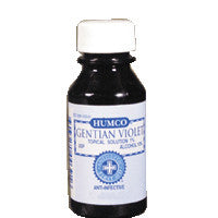 Humco Gentian Violet 2% Solution, 10% Alcohol - 2 Oz