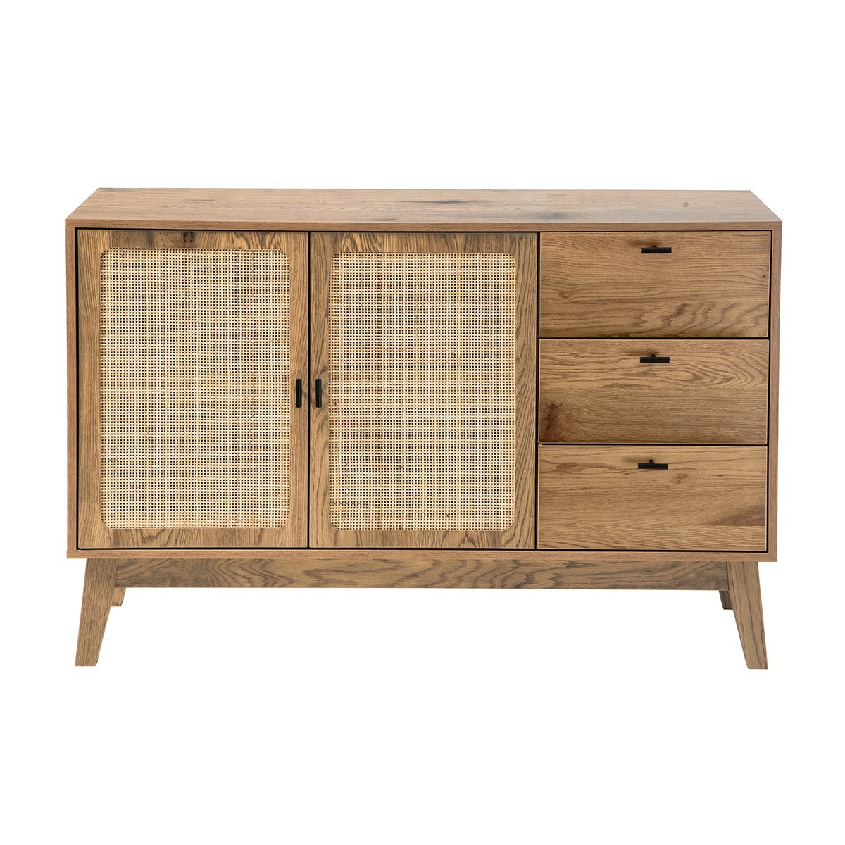 Alia - Sideboard with 2 Doors/3 Drawers - Rattan