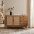 Alia - Sideboard with 2 Doors/3 Drawers - Rattan