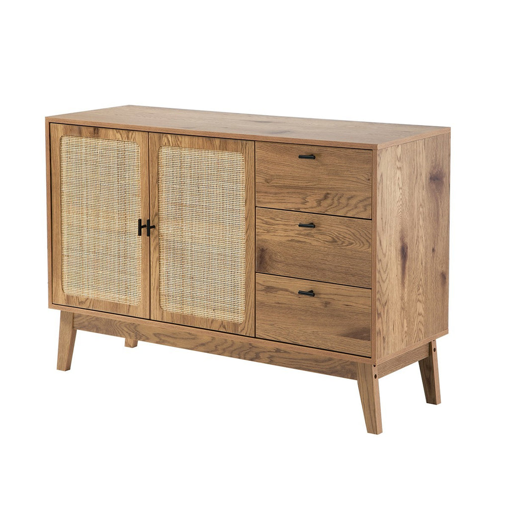 Alia - Sideboard with 2 Doors/3 Drawers - Rattan