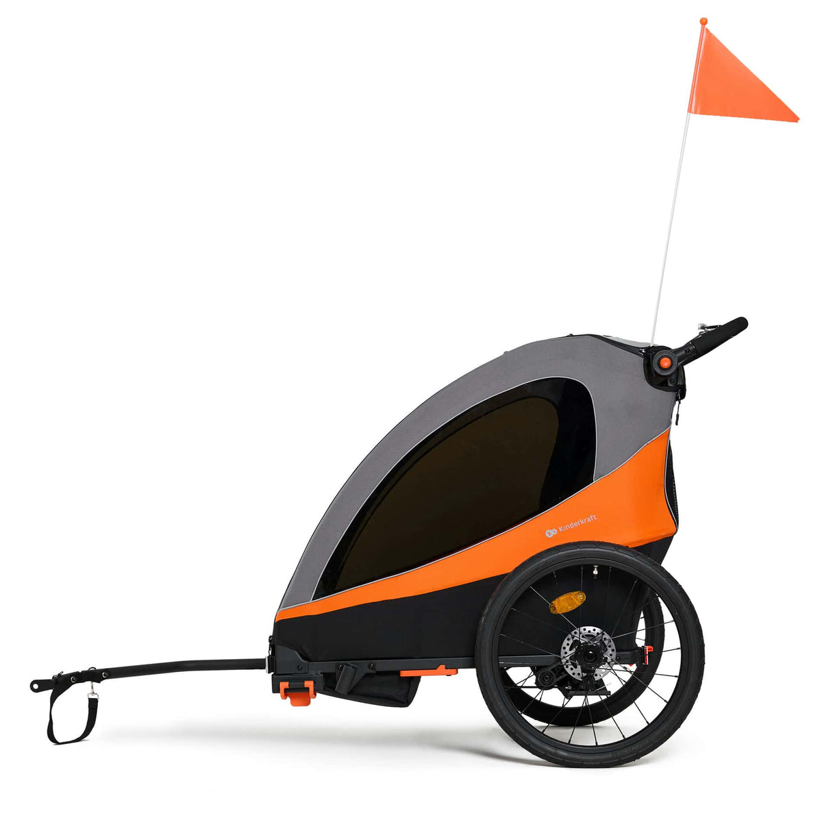 Nava Orange 3-in-1 Child Bike Trailer